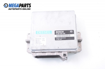 Компютър двигател за BMW 5 Series E34 Sedan (12.1987 - 11.1995) 525 tds, 143 к.с., № Bosch 0 281 001 181