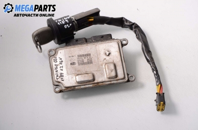 Компютър с контактен ключ за Renault Twingo I Hatchback (03.1993 - 10.2012) 1.2 16V (C06C, C06D, C06K), 75 к.с., № Magneti Marelli IAW 5NR2.T1