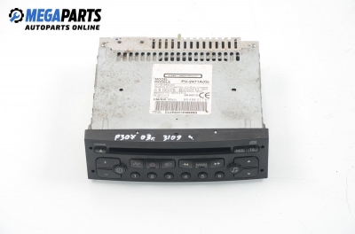 CD плеър за Peugeot 307 Hatchback (08.2000 - 12.2012), № 96 488 011 XT