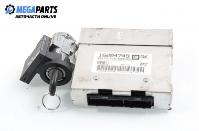 Компютър с контактен ключ за Opel Corsa B Hatchback (03.1993 - 12.2002) 1.4 i, 60 к.с., № GM 16204749