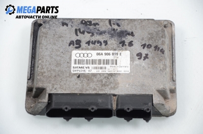 Компютър двигател за Audi A3 Hatchback I (09.1996 - 05.2003) 1.6, 101 к.с., № 06A 906 019 E